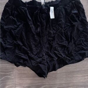 torrid Black High-Waist Drawstring Shorts
